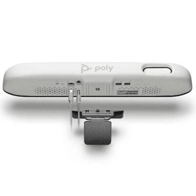 Poly Studio R30 USB Video Bar (4K UHD, 120° FOV, 3-Mikrofon-Array, DirectorAI, USB-C, Modell: 842D2AA)