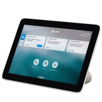 POLY GC8: 8-Zoll-HD-Touch-Controller für Videokonferenzen mit USB-C/HDMI und Microsoft Teams-Zertifizierung