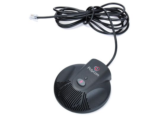 SoundStation-2-Erweiterungsmikrofon, Polycom SoundStation 2-Konferenztelefon, High-Fidelity-Lautsprecher/Geräuschunterdrückendes Mikrofon/Für Räume von 50–70 m²