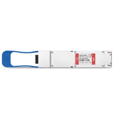 TS-OP-314H-10C/400G OSFP LR4 Finned Top Optical Transceiver mit einer Wellenlänge von 1310 nm und einer Übertragung von 10 km für Netzwerke mit hoher Dichte