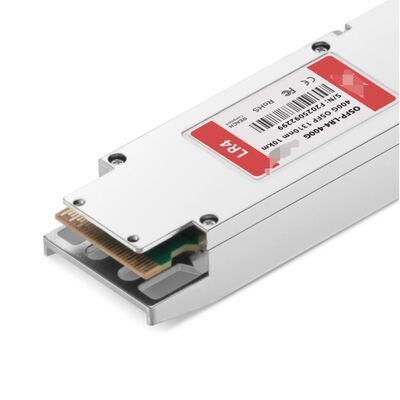 TS-OP-314H-10C/400G OSFP LR4 Finned Top Optical Transceiver mit einer Wellenlänge von 1310 nm und einer Übertragung von 10 km für Netzwerke mit hoher Dichte