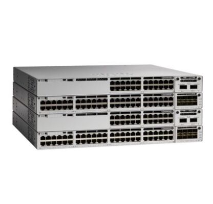 Cisco Catalyst 9300 Switch 48-Port PoE+ mit 480 Gbps Stapelbandbreite und Netzwerk-Essentials