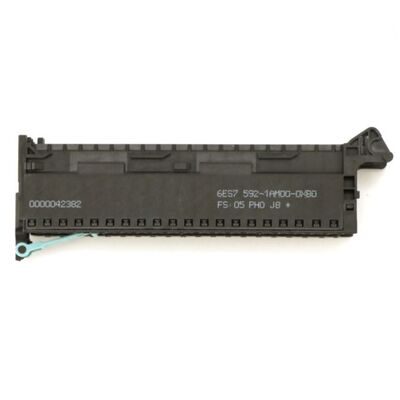 Siemens 6ES7592-1AM00-0XB0 SIMATIC S7-1500 Frontanschluss mit 40-Pin-Schraubterminal für 35 mm Modulbreite und 4 potenzielle Brücken