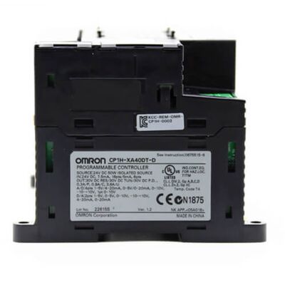 Omron CP1H-XA40DT1-D SPS-CPU mit 40 Ein-/Ausgängen, Analog-Ein-/Ausgängen und 24V DC Stromversorgung für die industrielle Automatisierung