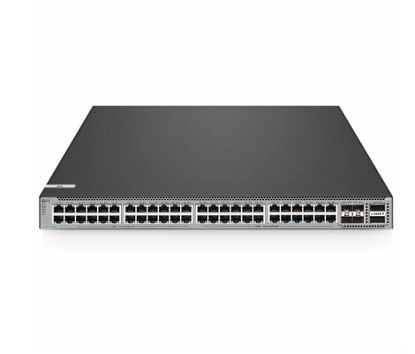 Huawei S5735-S48P4X 48-Port Gigabit PoE+ Switch, 4×10G SFP+ Uplink, 672 Gbit/s Switching-Kapazität, 1HE Rack-Montage