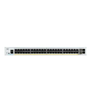 C1000-48P-4X-L Managed Gigabit PoE+ Switch, 48×1G PoE-Ports 4×10G SFP+ Uplinks, 370W PoE-Budget für Unternehmen & KMU