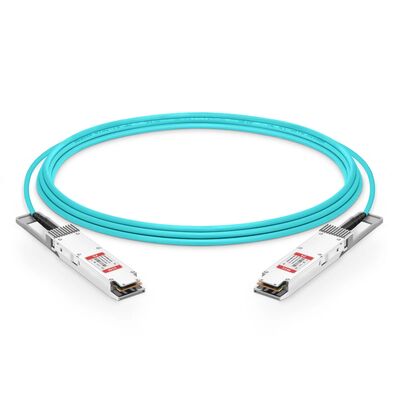 800G OSFP/QSFP DD AOC Kabel, 850nm, OM3/OM4, 1-50m, Hot-Pluggable, geringer Stromverbrauch, Rechenzentrumsverbindung