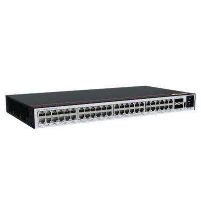 Huawei CloudEngine S5755-H48N4Y-A 48-Port 2.5GE Multi-Gigabit-Switch mit 4×25GE SFP28 Uplinks, Wechselstromversorgung, Frontzugang