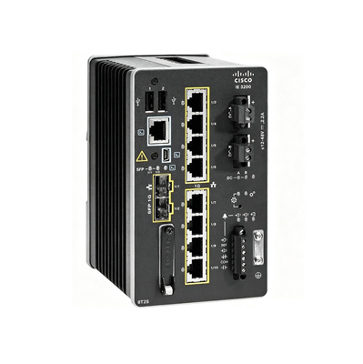 Cisco IE-3400-8T2S-E Industrial Ethernet Switch 8-Port Gigabit Managed Switch with 2x SFP Uplinks