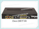Sicherheits-drahtloser Prüfer AVC WAN Cisco-Router-C891F-K9 1 SFP 4 POE