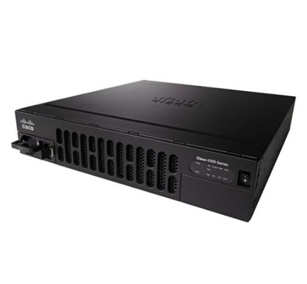 ISR4351-SEC/K9 200Mbps-400Mbps Systemdurchsatz 3 WAN/LAN-Ports 3 SFP-Ports Mehrkern-CPU 2 Service-Modul-Slots