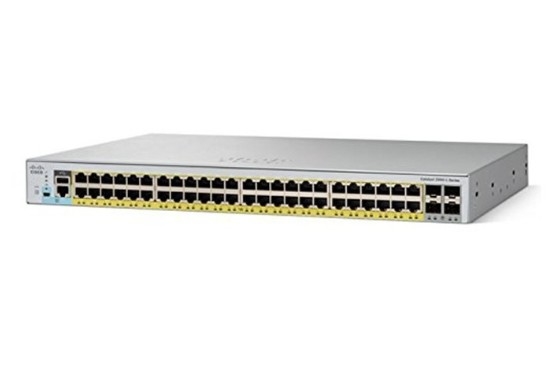 WS-C2960L-48PQ-LL Cisco Catalyst 2960L Schalter 48-Port GigE PoE+ 4x10G SFP+ Lan Lite