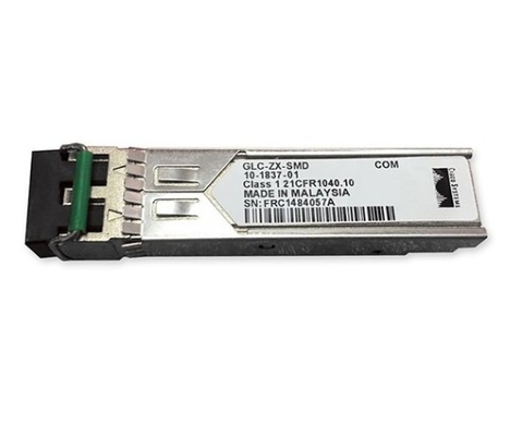 GLC-ZX-SMD-kompatibel 1000BASE-ZX SFP 1550nm 80km Industrial DOM Duplex LC SMF Transceiver Modul