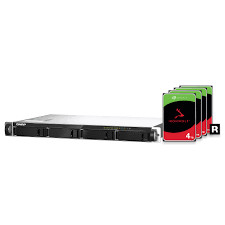 Qnap TS 435XeU 4u 4-Bay Nas Rack Vertikal Wandmontage Rack 4G Kurztiefe Rackmount Nas