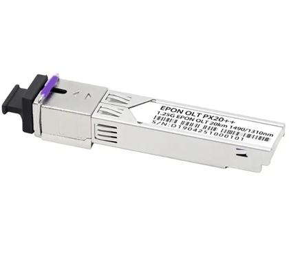 EPON OLT PX20+ 20km Tx 1490nm 1.25G Rx 1310nm 1.25G SFP Formfaktor SC/UPC Empfängeranschluss