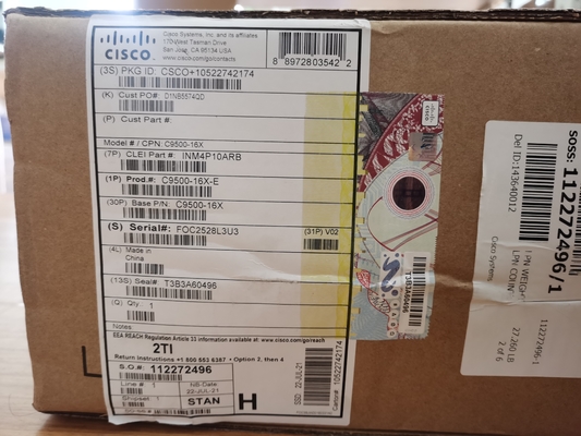 Cisco Catalyst C9500-16X-E 16-Port 10G Switch mit NW Essentials Lizenz