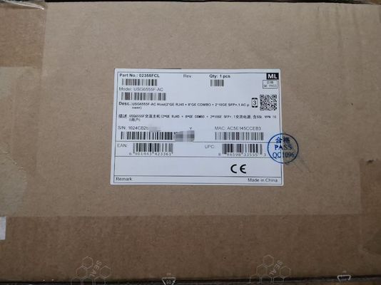 USG6555F-AC Huawei USG6555F-AC Firewall USG6555F AC Host (2*GE RJ45 + 8*GE COMBO + 2*10GE SFP+, 1 Wechselstromversorgung)