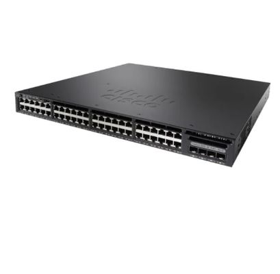 WS-C3650-48FS-S Cisco Catalyst 3650 48 * 10/100/1000 Ethernet-Ports - Full PoE - 4 x 1G Uplinks - Layer-3-Switching - IP Base - verwaltet