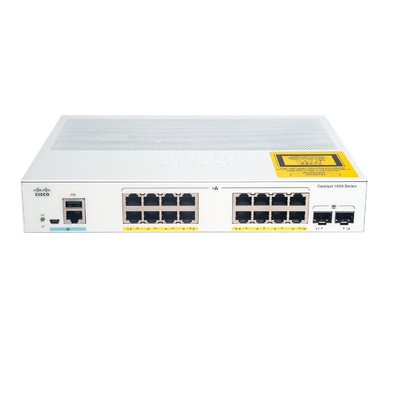 Cisco C1000-16T-2G-L Catalyst 1000 16-Port-Gigabit-Ethernet-Managed-Switch mit 2 Gigabit-SFP-Uplinks | Unternehmensnetzwerk-Switch