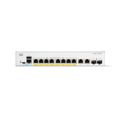 Cisco C1200-8FP-2G 8-Port Gigabit PoE+ Smart Switch mit 2G Combo Uplinks