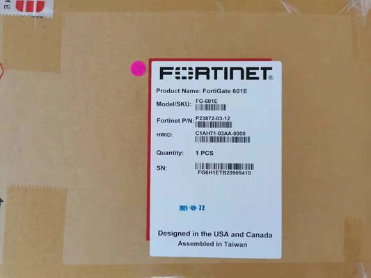 FG-601E Fortinet NGFW Schlitze Mittler-Strecken-Reihe FortiGate 601E 2x 10 GE SFP+